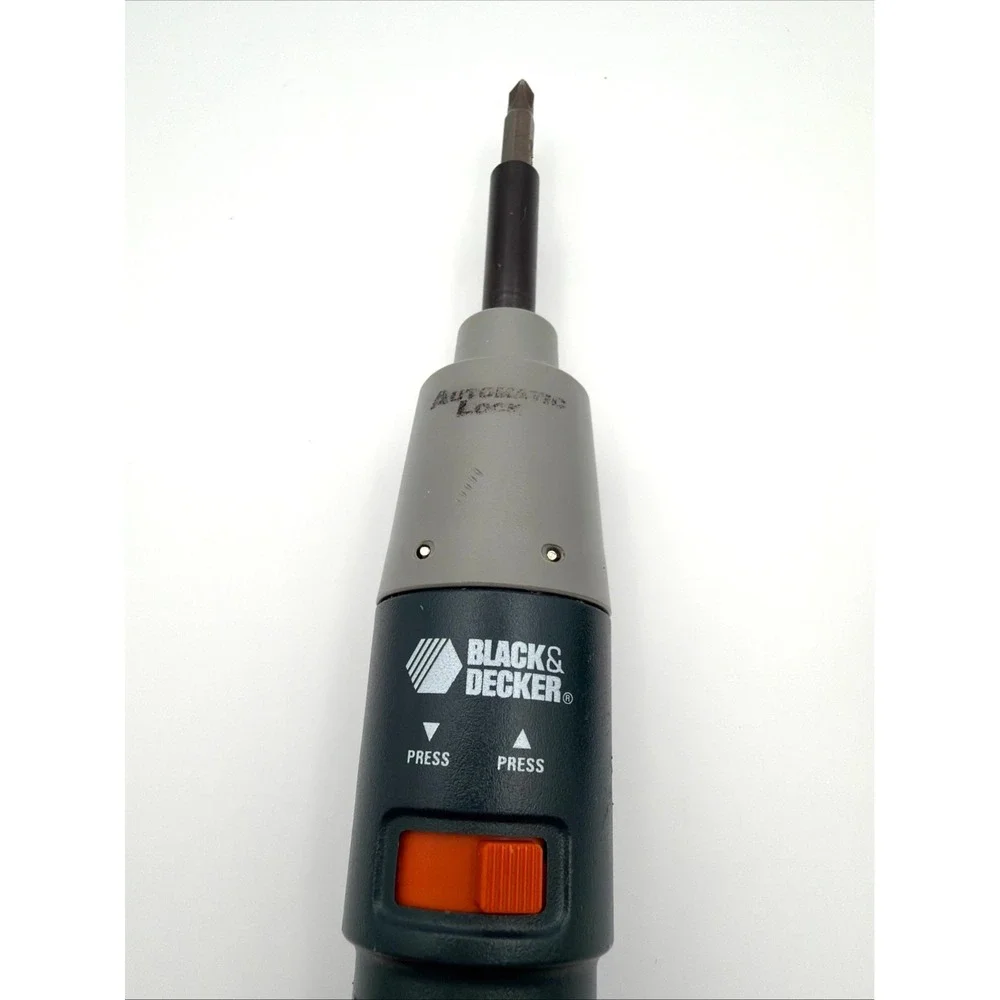 Black & Decker 2.4v Cordless Screwdriver 9072 Charger + Drive Tip
